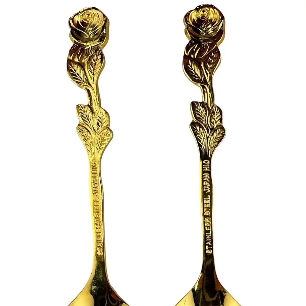 Lot of 4 Demitasse Spoons 4 3/8